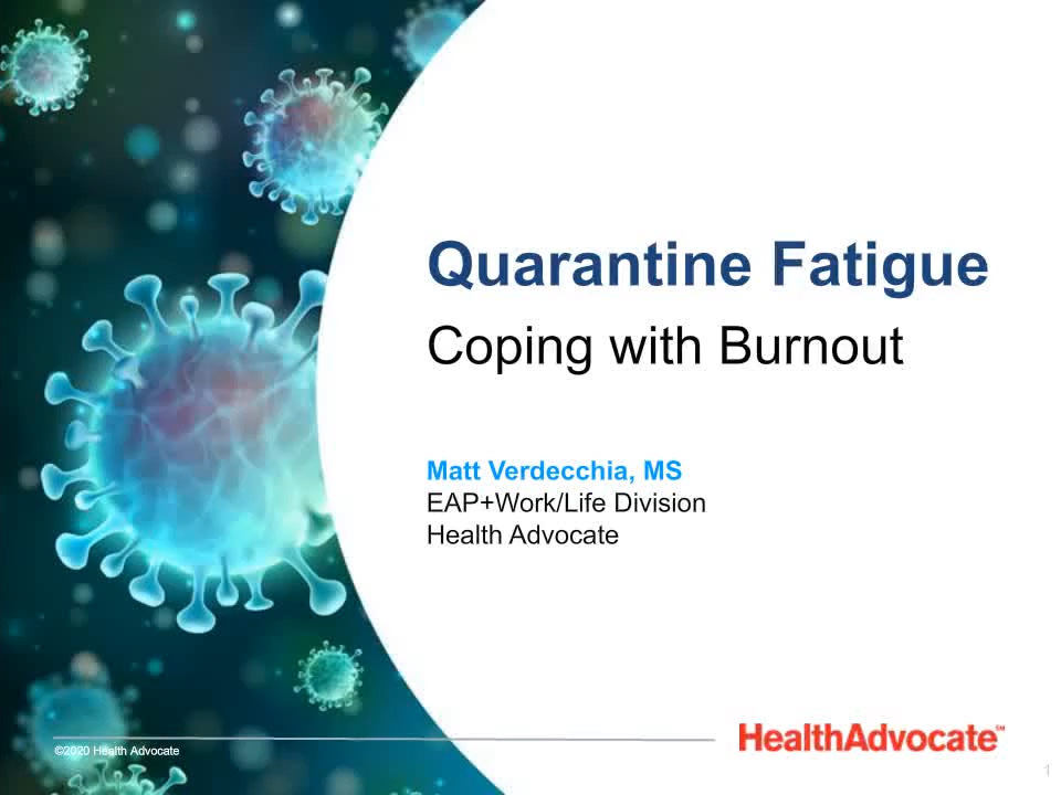 Quarantine Fatigue - cover