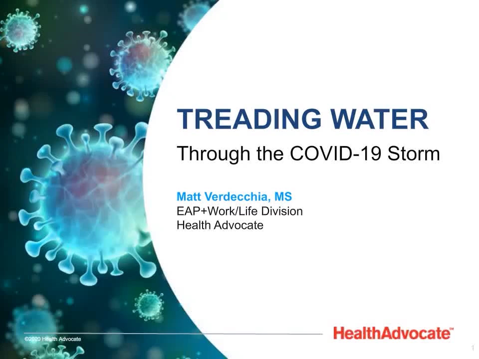 Treading Water through the COVID-19 Storm - cover
