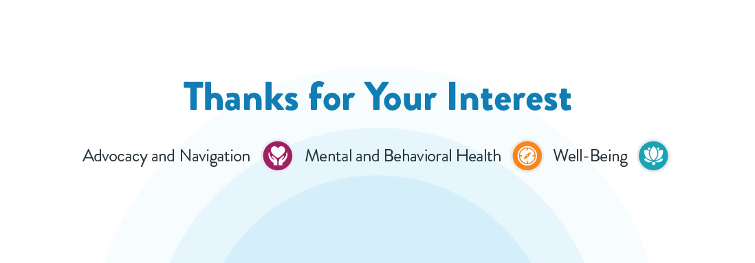 Thanks for Your Interest