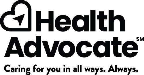 Health Advocate | Tagline Stacked Black