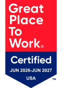 Award Badge - Great Place to Work, Certified, Jun 2026-Jun 2027, USA Award Badge - Great Place to Work, Certified, Jun 2026-Jun 2027, USA